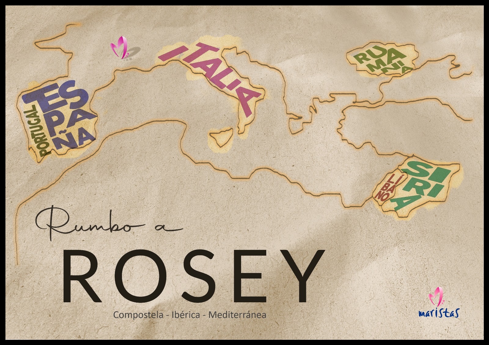 Mapa Confluencia Marista Rumbo a Rosey Mapa Confluencia Marista