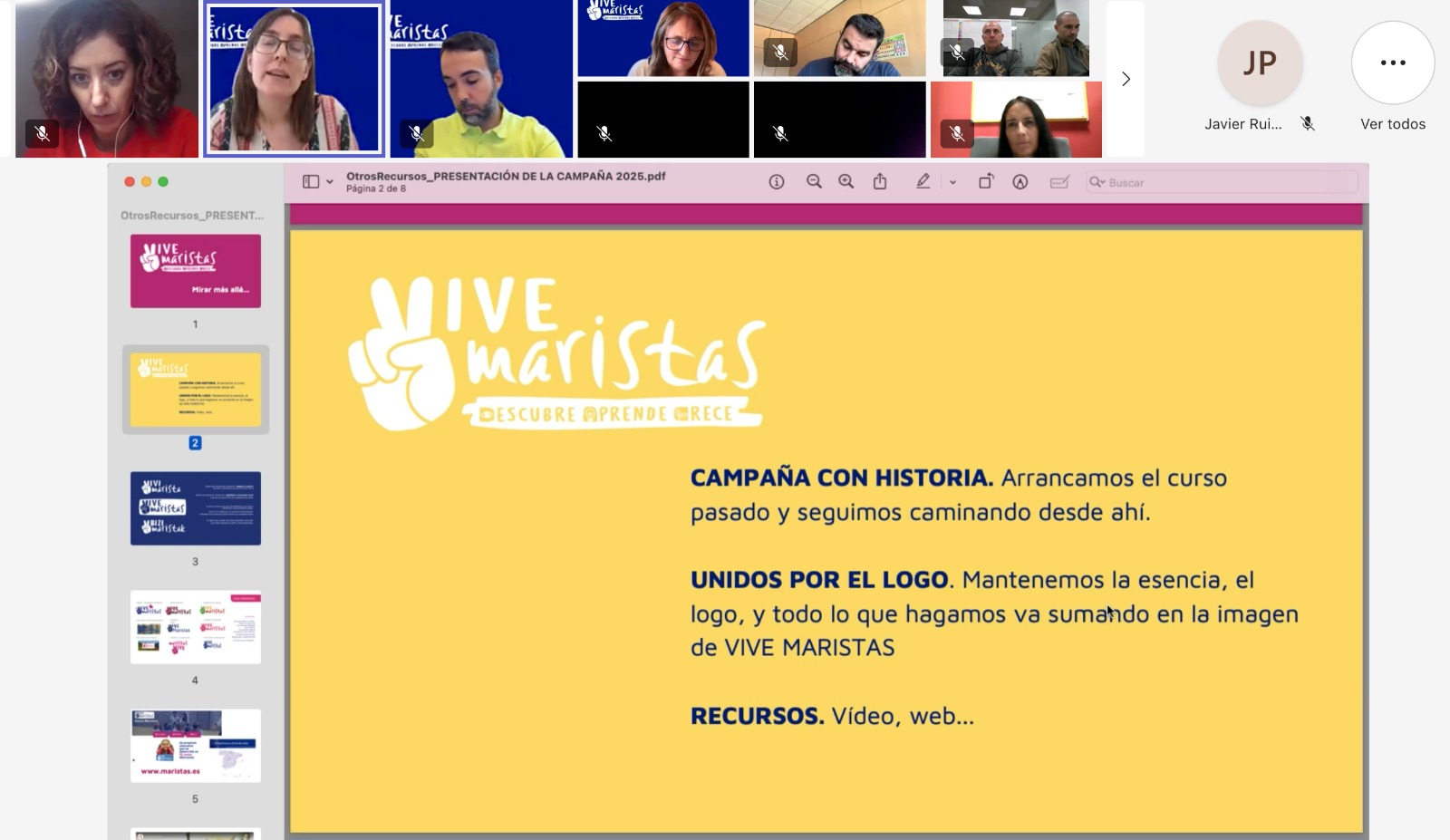 20251007 Webinar Presentación Vive Maristas 7